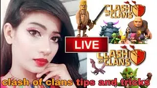 coc girl live/can you beat my base/lets visit your village