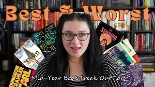 Mid Year Book Freak Out Tag 2025✨ | Best books, most anticipated releases, and new favorite authors