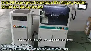 【TR-603HY】Large Square Computerised Wire Stripping Machine