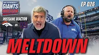 DRGO-026 MELTDOWN!! - NYG vs DEN POSTGAME REACTION!!!