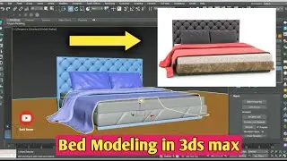 Bed Design in 3ds max |#3dsmax #vray #animation #modeling | 