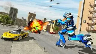 US Police Monster Truck Robot Transformation #1 | Police Monster Truck Stunts 2020 | Official YOGESH