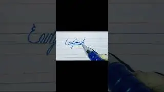 Eurymede write ✍️ in beautiful cursive style #handwriting #cursivestyles #art