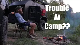 Fall Waterfront Camping with my Dog and a Safety Reminder