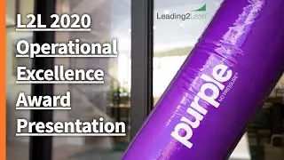 Operational Excellence Award presentation to Purple Innovation
