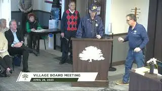 Homer Glen Board Meeting 2023 04/26