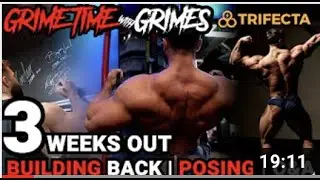TRIFECTA series with Regan Grimes FULL BACK WORKOUT  ARNOLD CLASSIC PREP 3 WEEKS OUT - POSING + Q&A