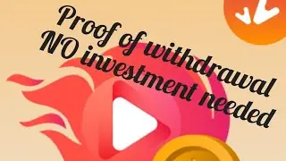 WATCH TO EARN / NO INVESTMENT + PROOF OF WITHDRAWAL