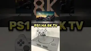 🎮 ЗАПУСТИЛ PS1 НА 8К ТЕЛЕВИЗОРЕ #ps1 #shorts #8k