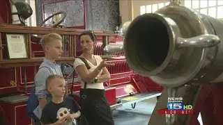 Fallen firefighter's family visits Fort Wayne