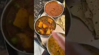 Rajasthani thali #food #rajasthan #rajasthanifood #culture #cuisine #sitamakiduniya #dinner #shorts