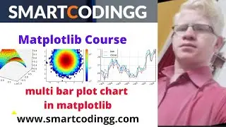 Smart Coding ||  Multiple Bar Chart | Grouped Bar Graph | Matplotlib | Python Tutorials