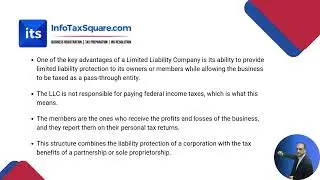 What are the benefits of having a limited liability company?