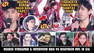 NNAEL TAUNTING RRQ DAN KINGDOM? REAKSI STREAMER & INTERVIEW RRQ HOSHI VS BIGETRON DI MPL ID S16!