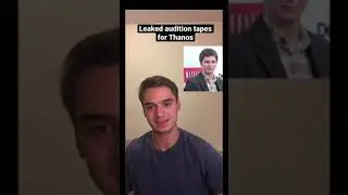 Leaked audition tapes for Thanos #shorts