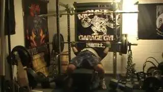 Sling shot Bench Press overload tng 405 x 1 w/ 2 chain set