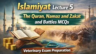 Islamiyat Lecture 5| Islamiyat most Important MCQS for Veterinary Officer Exam| Islamiyat for SPSC