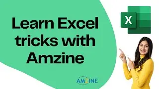 Learn Excel Tricks with Amzine #excel-reportingtips #microsoft-excel #dataanalysis #Amzine Institute
