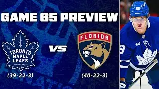 Maple Leafs vs Florida Panthers Preview - Game 65 Lineups, Goaltenders, and Best Bets