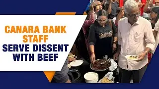 Canara Bank&rsquo;s 'Beef Fest' Protest |NEWS9