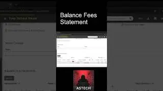 Balance Fees Statement School Software #school #smartschool  #schoolmanagement @aniketsharma6186