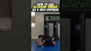 How to use Scissor Sweep as a self-defense #selfdefenseforgirls #groundattack #doctormarcbochner