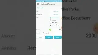How To Make Adhoc Payments or Deductions In Cilfi Hindi