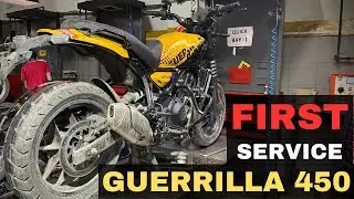 Guerrilla 450 first service, service cost & details || Royal Enfield Guerrilla 450