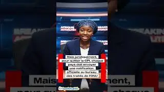 URGENT : l&rsquo;AES est toujours membre de la CPI #burkinafaso #c&ocirc;tedivoire#aes