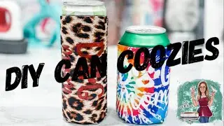 DIY CAN COOZIE TUTORIAL WITH HEAT TRANSFER VINYL - My Craft Source Mystery Box - September 2021