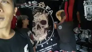Distro punk khusafa merch gresik kedatangan kawan luar kota