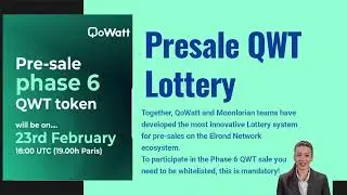 Lottery QoWatt presale phase 6,  another way to buy.