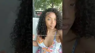 Crochet human hair is gorgeous & so light weight #haircare #curlyhair