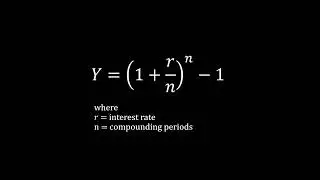 Effective rate formula