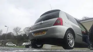 Renault Clio campus sport sportex exhaust