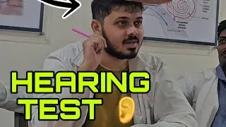 WEBER TEST & RINNE TEST #ENT HEARING TEST #mbbs #abroad #medicalstudent #medicalcollege