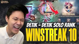 DETIK-DETIK JEJE SOLO RANK WS 10 DI IMMORTAL ! - Mobile Legends