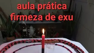 Aula prática firmeza de exu, bem simples #umbandaead #viagemastral
