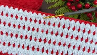 Easy Red & White Multi-Use Crochet