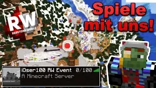 SPIELE MIT UNS! Redstone World Community-Server-Event! - RW Freizeitpark #190