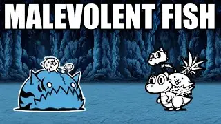 How to Beat Malevolent Fish (Adrift in Fear) - Battle Cats