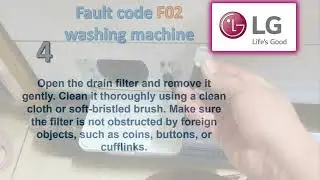 Fault code F02 Washing machine LG