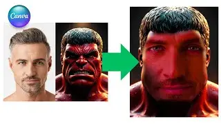 Canva Hacks: Face Swap In Canva Tutorial Replace Red Hulk Face