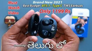 2021 New ptron Bassbuds pro Budget TWS earbuds for Rs 1199 Unboxing in Telugu