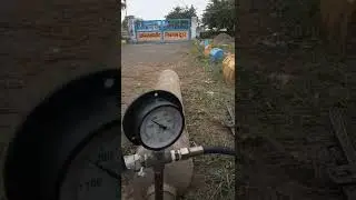 lpg bullet SRV (safety relief valve) testing using nitrogen gas cylinder