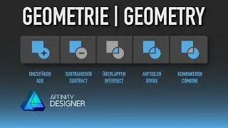 #14 Affinity Designer - Geometrie Operationen [Deutsch, engl. Untertitel]