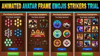Upcoming Animated Frame Avatar Striker Trials Emoji 🤩🎉 November Month Full Detail 🔥