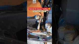Hero Splendor E20 Heated Oxygen Sensor Explain Testing Details 🔥 #new #o2 #sensor #heater #unheated