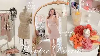 a chic & productive weekend in my life | fashion photoshoot, baking, & cozy routines