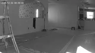 Flying orb on the wall.
